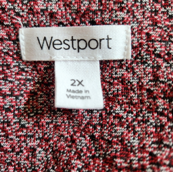 WESTPORT SIZE 2X asymmetrical zip front, fully lined. Like new condition moto - Picture 7 of 9